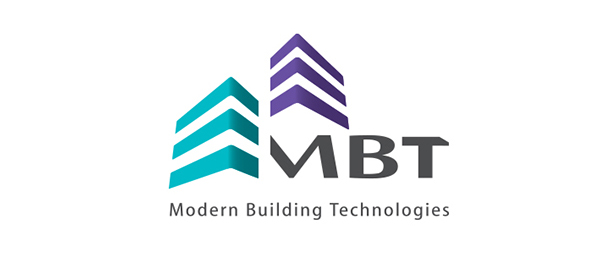 Modern building concept logo.