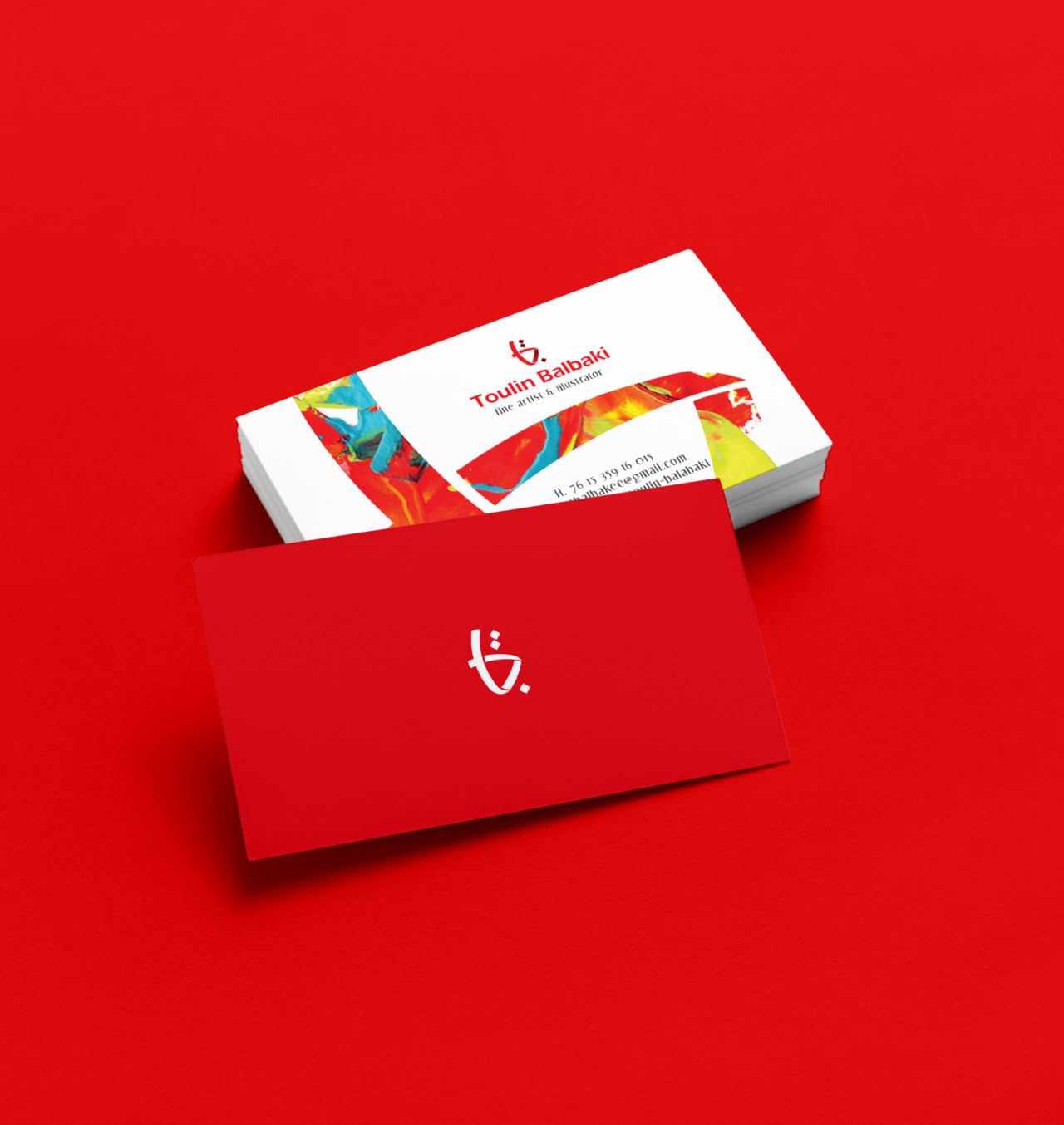 Toulin Balabaki visual ID for Business card.