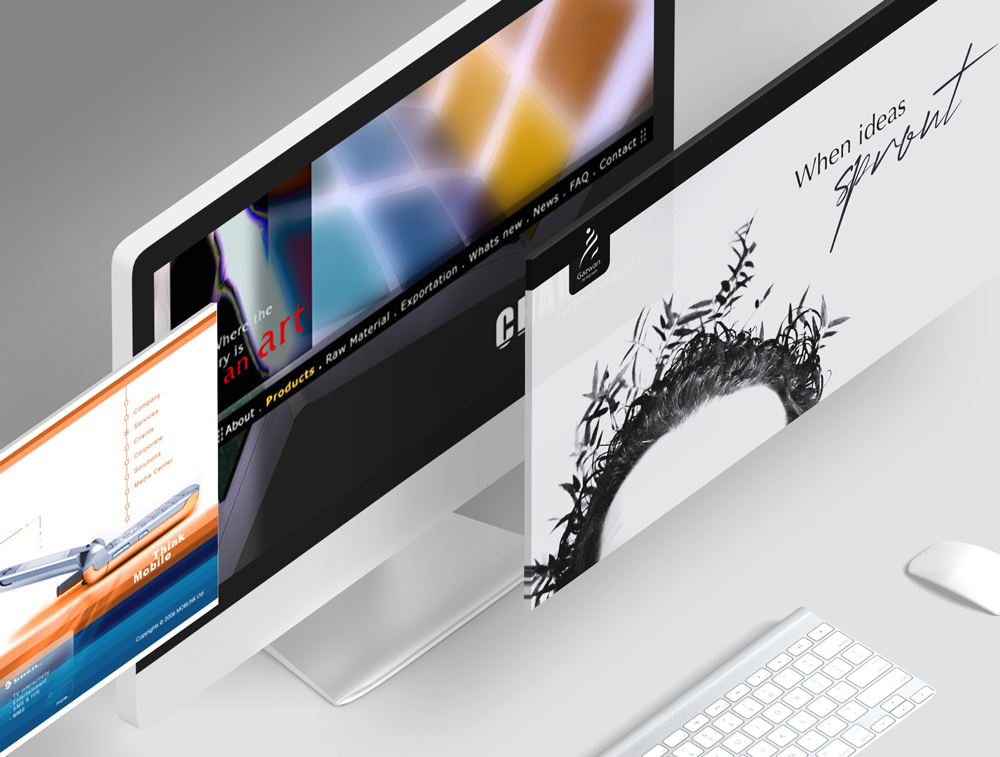 A mockup for a user desktop interface.