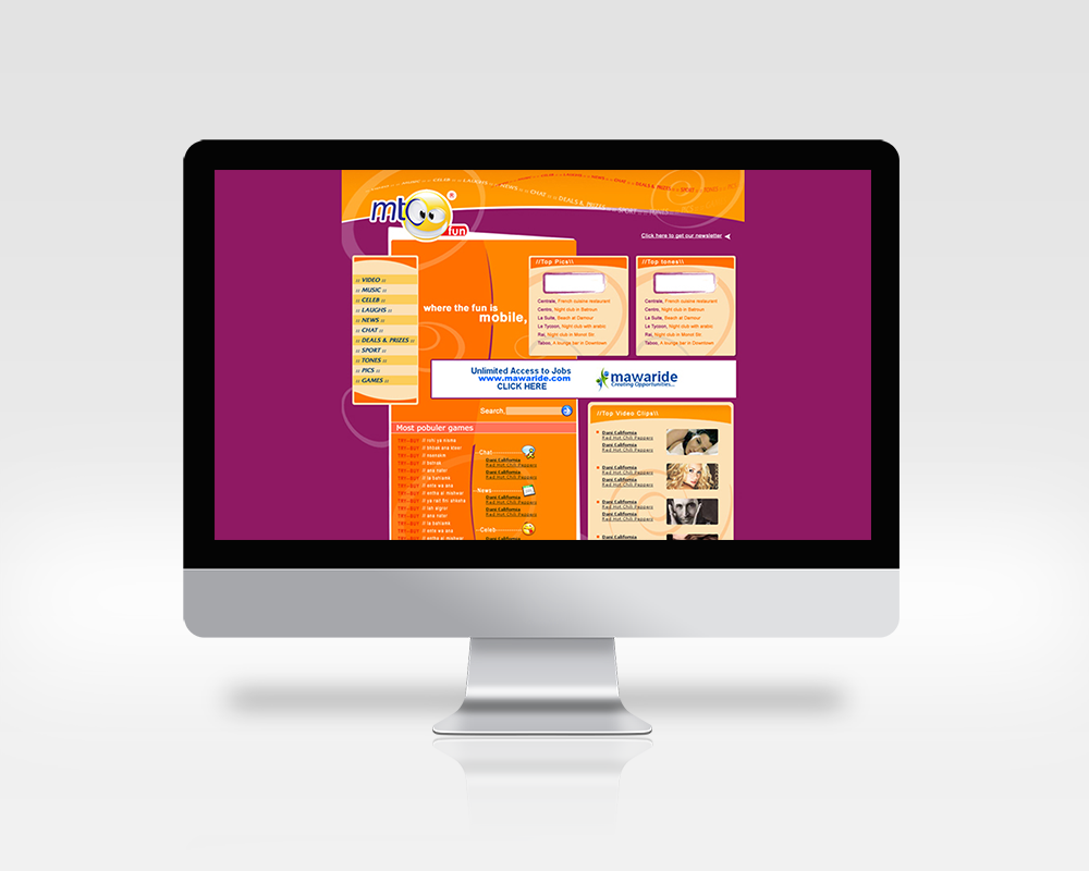 Mockup for a desktop user interface.