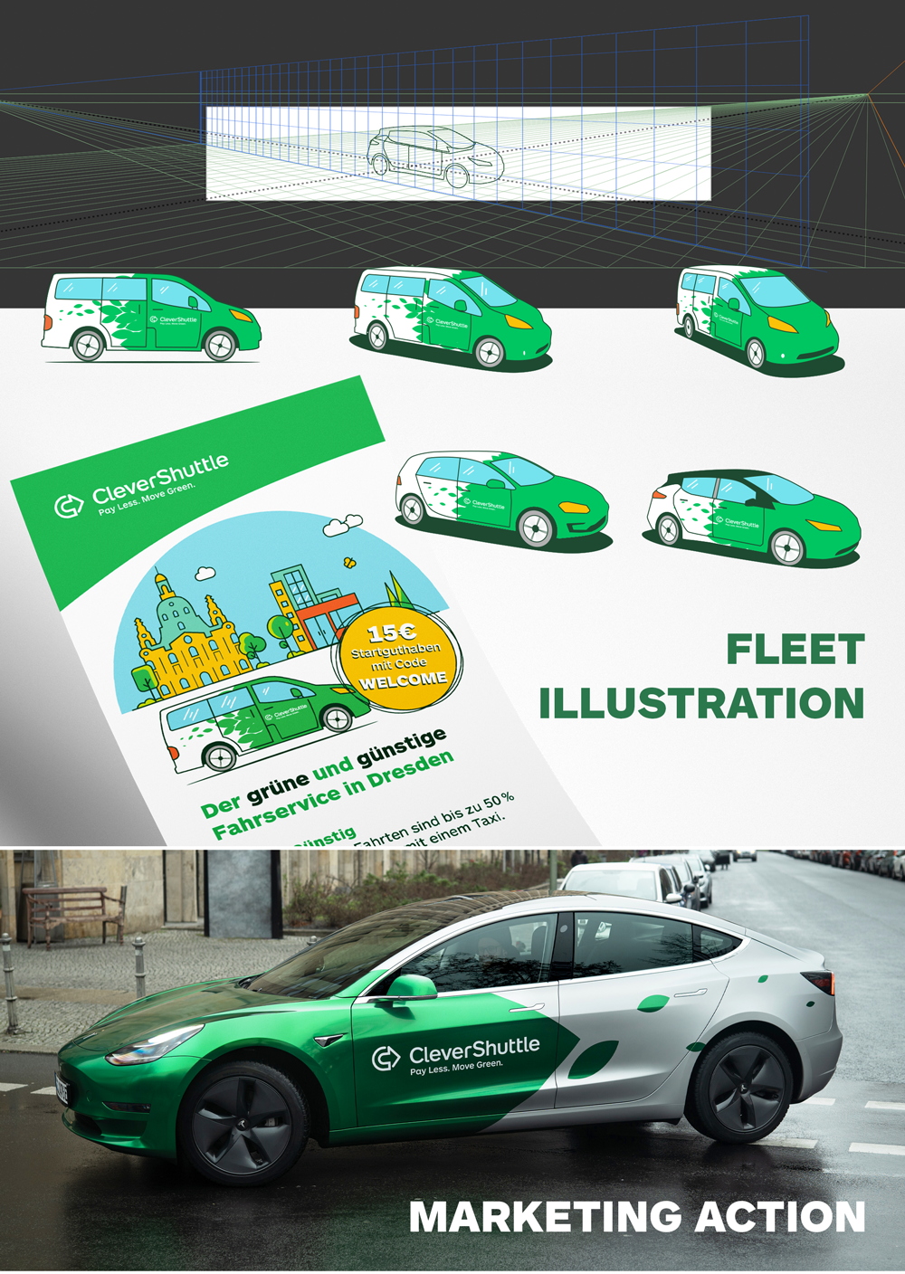 CleverShuttle running Tesla among it's fleet.